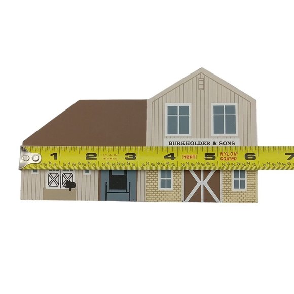 Cat's Meow Village Burkholder & Sons Buggy Shop Amish Craftsmen Series Signed - Picture 8 of 8